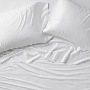 Casaluna - California King 400 Thread Count Rayon from Bamboo White